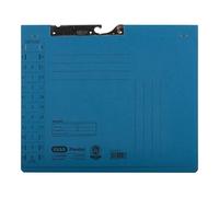Elba 90421BL - Archivador colgante (texto en alemán, cartón Manila reciclado, 250 g/m², orificios o ranura troquelada, 50 unidades), color azul