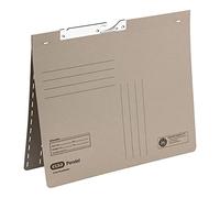 Elba 90462GR - Archivador colgante (texto en alemán, cartón Manila reciclado, 320 g/m², 2 pliegues, 25 unidades), color gris