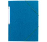 Elba Boston archivo premium cartón prensado elástico 3-Flap para 32mm A4 Azul Ref 100200690 [Paquete 10] (100 200 690)