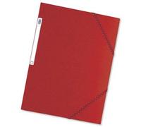 Elba Boston archivo premium cartón prensado elástico 3-Flap para 32mm A4 Rojo Ref 100200694 [Paquete 10] (100 200 694)