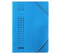 Elba Chic - Carpeta A4 con elástico, azul, paquete de 25