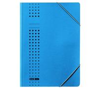 Elba Chic - Carpeta A4 con elástico, azul, paquete de 25
