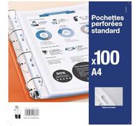 Elba - Fundas perforadas (A4, polipropileno)
