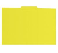 Elba Gio 400040696 - Pack de 50 subcarpetas con pestaña central, color amarillo