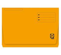 Subcarpeta cartulina gio folio pocket naranja con bolsa y solapa