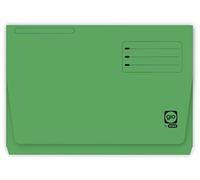 Elba Gio, Subcarpeta A4 Cartulina con Bolsa y Solapa, Material Reciclado, Color Verde, 25 unidades