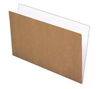Elba Gio, Subcarpetas A4 Cartulina, Material Reciclado, Bicolor Kraft y Blanco. Pack 50 unidades