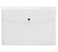 Elba Hawai 400031408 - Cartera portafolios (A4, cierre mediante botón de presión, polipropileno, 5 unidades), transparente