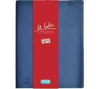 Elba Le Lutin - Carpeta archivadora (30 fundas A4, PVC), color azul