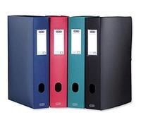 Elba Memphis M98802903 - Caja de Archivo de Polipropileno (A4, Lomo 80 mm), Color Azul