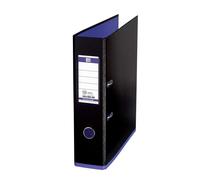 Elba MyColour - Archivador A4, negro Negro y Morado