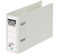 ELBA Ordner rado plast - DIN A5 quer, Rückenbr.: 75 mm, weiß