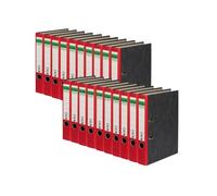 Elba Ordner rado, smal rood - Carpeta de cartón (smal rood, Rojo, 50 x 290 x 318 mm)