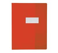 ELBA Protège-cahier PVC 150 Strong Line 17x22 cm Translucide rouge