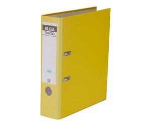 Elba Rado - Carpeta de cartón (Amarillo, Aluminio, Cartón, Color blanco, A4)