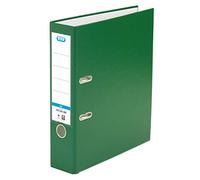 Archivador de palanca Elba de 80 mm de lomo tamaño din a4 cartón compacto polipropileno de color verde con rado