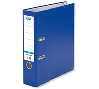 Archivador de palanca Elba de 80 mm de lomo tamaño folio cartón forrado de color azul con rado