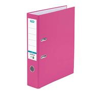 Elba Rado Top, Archivador 2 Anillas Palanca, Tamaño Folio, Lomo 80 mm, Forrado Exterior Plástico, Color Rosa