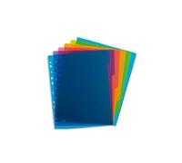 Elba School life - Separadores (6 unidades, formato A4, colores surtidos)