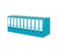 Elba Smart Pro 10456TS - Archivador (A4, 8 cm, etiquetas reemplazables, 10 unidades), color turquesa
