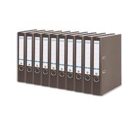 Elba Smart Pro - carpeta, color marrón schmal (10 Stück)