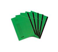 Elba Sorting File Chic, 7 Compartments, Carton Green - Archivador (7 Compartment