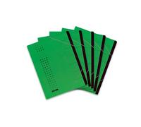 Elba Sorting File Chic, 7 Compartments, Carton Green - Archivador (7 Compartments, Carton Green, 315 mm, 250 mm, Verde)