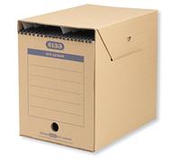 Elba Standard 83525 - Caja archivadora para colgar (archivado sistemático con sistema de lengüetas, 6 unidades), color marrón