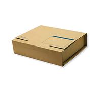 Elba tric system 83530 - Caja para envíos postales (campo de la dirección, para carpetas de hasta 8 cm de grosor, 20 unidades), color marrón