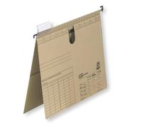 Elba Vertic VL 86441 - Archivador colgante (texto en alemán, colocable en vertical y horizontal, 50 unidades), color marrón