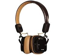 Elbe ABT001K - Auricular bluetooth Hi-Fi con micrófono, plegable, bateria litio recargable, ligero, diámetro 40 mm, hasta 20 horas reproducción, color crema