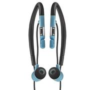 Elbe AU-009-DEP - Auriculares Deportivos intraauditivos Resistentes al Agua, Color Negro y Azul