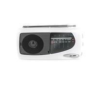 Elbe RF-52-SOB Radio Portátil Blanca AM/FM con Altavoz Integrado para Sobremesa, Fácil Uso y Diseño Elegante