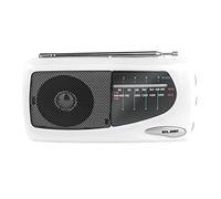 ELBE RF-52-SOB - Radio portátil, sintonizador analógico AM/FM, color blanco