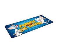 Elbenwald - Alfombrilla de ratón XXL para videojuegos con diseño de dragón, Super Mario, Zelda y más 80 x 35 x 0,4 cm, impermeable, antideslizante (Pinky and the Brain)