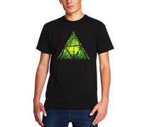 Elbenwald Camiseta con diseño de Espada Maestra para Fans de Zelda - Hombre Mujer Unisex - Algodón - Negro - M