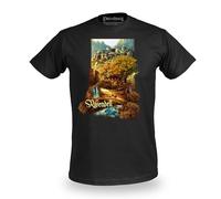 Elbenwald Camiseta de El Señor de los Anillos - Camiseta El Anillo Único, Hoja de Elba, Los Compañeros & Más Unisex 100% Algodón, Valle Brujo, XS