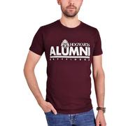 Elbenwald Camiseta Harry Potter Gryffindor Alumni - Escritura Blanca en Camiseta Roja de Algodón, Unisexo para Hombre y Mujer - S