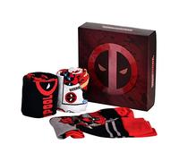 Elbenwald Deadpool - Calcetines (3 unidades, varios diseños, en caja de regalo)