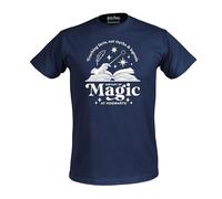 Elbenwald Harry Potter - Camiseta Historia de la Magia, La Cámara de los Secretos y más 100% Algodón, Historia de la Magia Hogwarts, XL