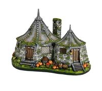 Elbenwald Harry Potter - Réplica en miniatura con función de iluminación LED Hagrids Cabaña 20 x 14,2 x 14,2 cm Resina a pilas