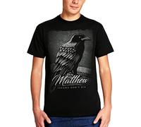Elbenwald Sandman - Camiseta con mateo - Dreams Don't Die Motiv para hombre y mujer, unisex, algodón negro, Dreams Don't die, M