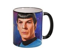 Elbenwald Star Trek Taza con diseño de Mr. Spock, cerámica, 320 ml, multicolor