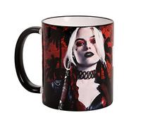 Elbenwald Suicide Squad 2 taza Harley Quinn Round Tumper Ceramic 320ml Blue