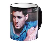 Elbenwald Supernatural Taza Dean Winchester Retrato Impresión Redonda 320ml Cerámica
