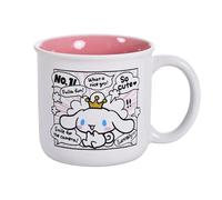Elbenwald Tazas, diseño de Hello Kitty and Friends con My Melody y Cinnamoroll y Lilo & Stitch, 400 ml, cerámica blanca (Hello Kitty & Friends - Cinnamoroll)