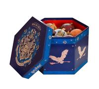 Elbenwald Wizarding World Bolas de Navidad para el árbol 14 Piezas en Caja de Regalo Decorativa para los Fans de Harry Potter 5 diseños Diferentes de plástico Multicolor