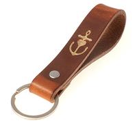 ELBERCRAFT Llavero de Cuero Signo Zodiacal, el Pequeño Regalo de Navidad para Tu Persona Favorita para Adulto Unisexo, 12 cm