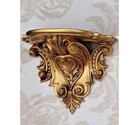 elbmöbel.de - Estantería de pared (29 x 25 cm), diseño barroco, color dorado