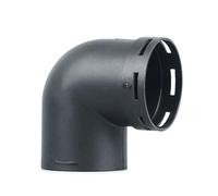 Elbow Duct Connector - 60/75mm L-Shaped Air Pipe Outlet Connector, Automotive Vent Hose Fitting | Compatible With Parking Heater Accessories For Car, Truck, RV, Van An